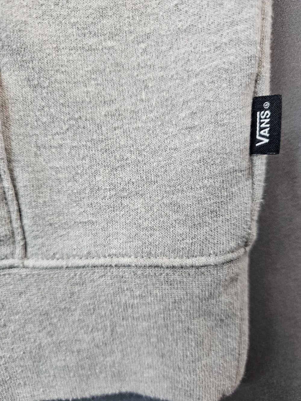 Vans "Orange Juice Box" Pullover Hoodie - Heather Grey - Men's Large - Picture 5 of 6